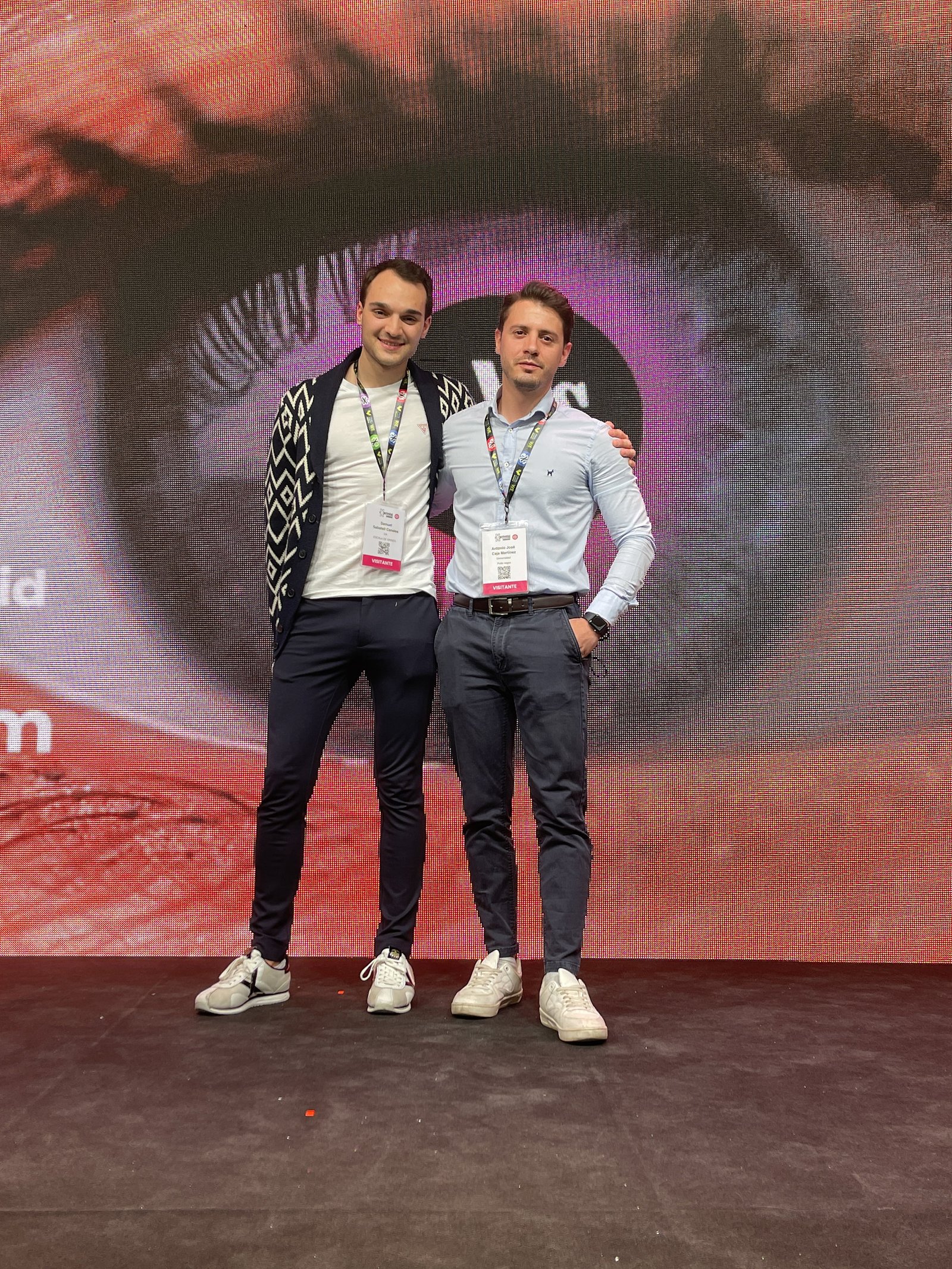 Samuel y Antonio José en los premios Emporia de arquitectura efímera