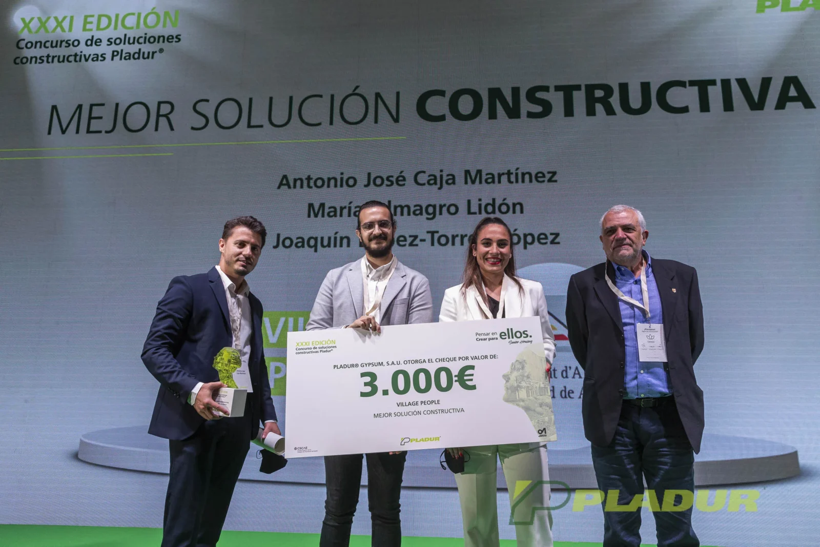 Premio a la mejor solución constructiva en el concurso Pladur